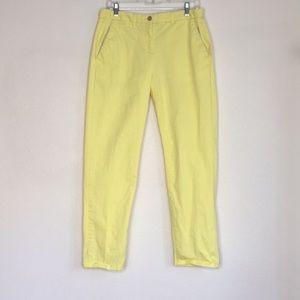 GAP Strait Leg Khaki Pants Yellow Size 6